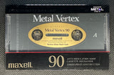 Maxell Metal Vertex 1988 Blank Cassette Tape