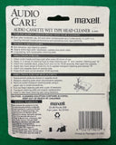 Maxell Audio Video Head Cleaning Care Products