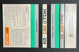 TDK KR - 1973 - Blank Cassette Tape