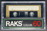 RAKS HD-II 1978 Blank Cassette Tape