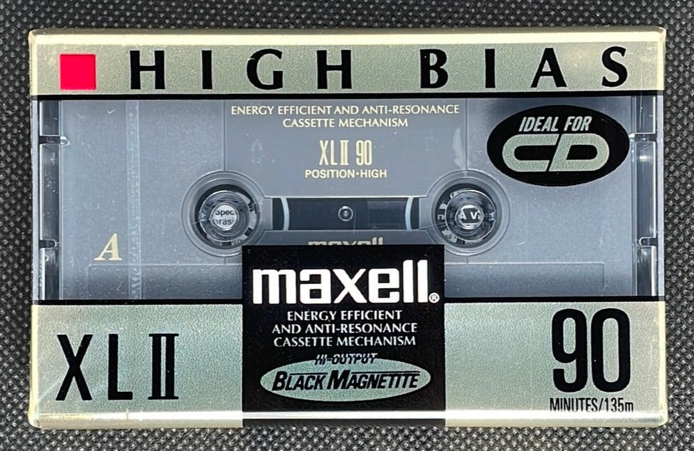 Maxell XLII-S 100 High Bias Audio Blank Cassette Tape Type II Pre Owned