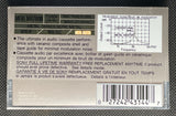 Sony Metal Master 1990 Blank Cassette Tape