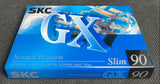SKC GX 2001 C90 front blank cassette tape