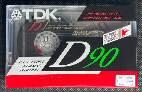 TDK D - 1990 - US