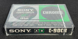Sony Chrome 1974 C90 top view