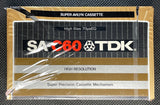 TDK SA C60 Blank Cassette Tape