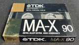 TDK MA-X 1988 JP Blank Cassette Tape C90
