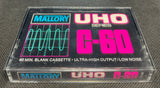 Mallory UHO 1988 US Blank Cassette Tape