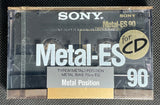 Sony Metal-ES 1988 Blank Cassette Tape C90