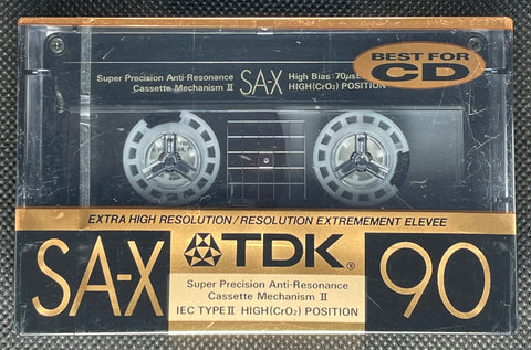 TDK SA-X - 1989 (1.0)&(2.0) - US