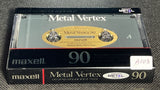 Maxell Metal Vertex 1988 Blank Cassette Tape