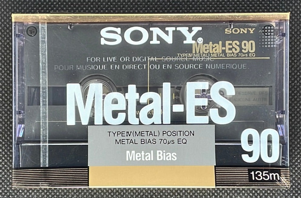 Sony Metal-ES - 1988 - CA - Blank Cassette Tape - New Sealed