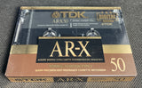 TDK AR-X 1990 JP Blank Cassette Tape C50