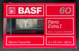 BASF Ferro Extra I 1988 France Blank Cassette Tape C60 Rare