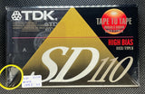 TDK SD 1992 US Blank Cassette Tape C110