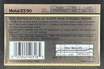 Sony Metal-ES 1986 C90 back