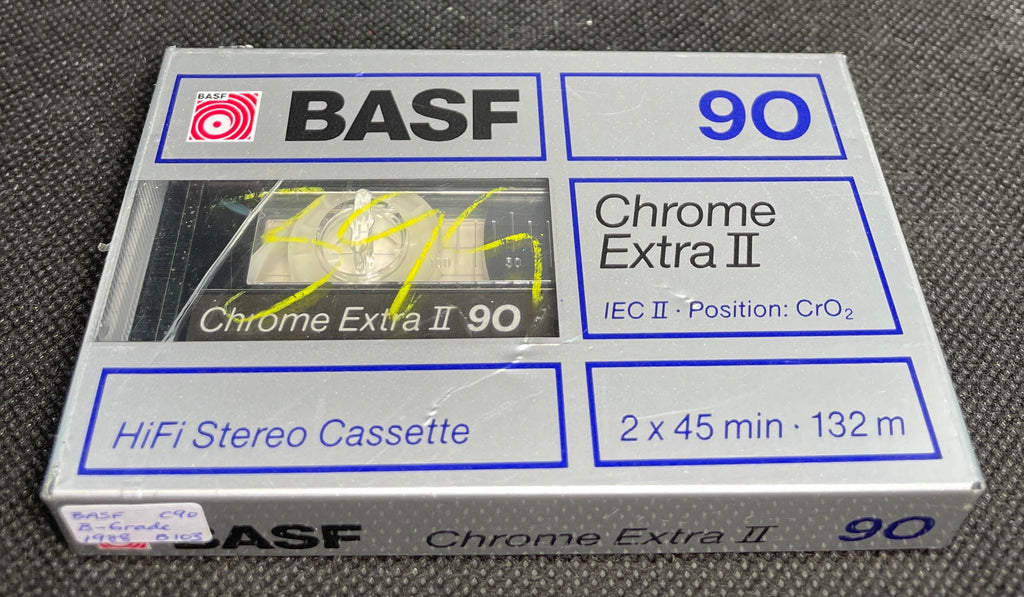 38 Cassettes Audio BASF CR-S II 90 - CrO2 - Vintage 1985 - Fabriqué En Allemagne