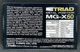Triad MG-X 1986 C60 back