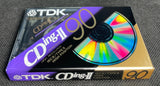 TDK CDing II 1997 C90 Purple top view