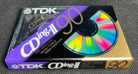 Nastro Audio Td Cding2 TDK CDING2 90 - Nastro Audio Cromato Tipo II Bianco, Nuovo E Sigillato, Qualità Alta Fedeltà Cassetta TDK Tipo II - Foto 10
