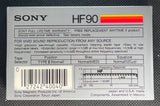 SONY HF 1985 Blank Cassette Tape C90