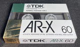 TDK AR-X 1987 JP Blank Cassette Tape C60