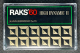 RAKS HD-II 1978 Blank Cassette Tape