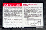 Denon DX1 1990 C90 back