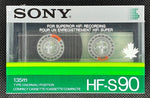 SONY HF-S 1985 C90 front Canadian Maple Leaf