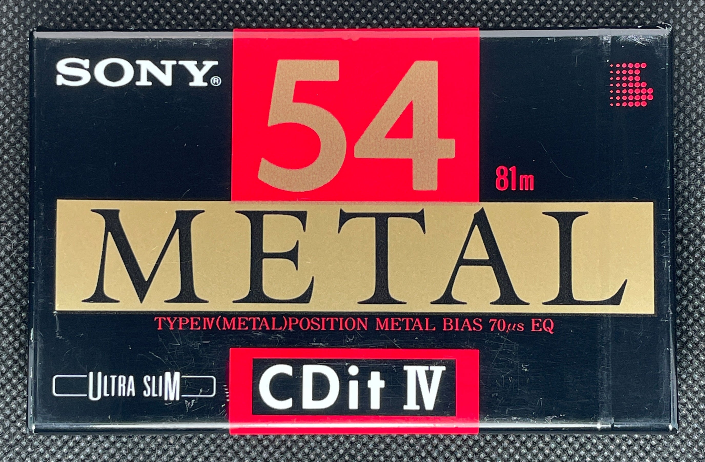 SONY HF S 60 1992 EUROPE TYPE I BLANK CASSETTE TAPE (1) (SEALED