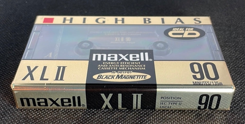 Sealed Maxell XL II S 90 Blank Audio Cassette Tape Position IEC Type High 