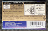 Sony HiFi 1996 C90 Blank Cassette Tape