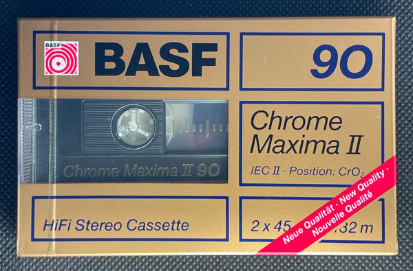 BASF chromdioxid II 90 (1982) I always thought BASF were the best as a kid BASF chromdioxid II 90 (1982) I always thought BASF were the best as a kid