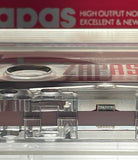 Zapas 1999  C54 Blank Cassette Tape close up