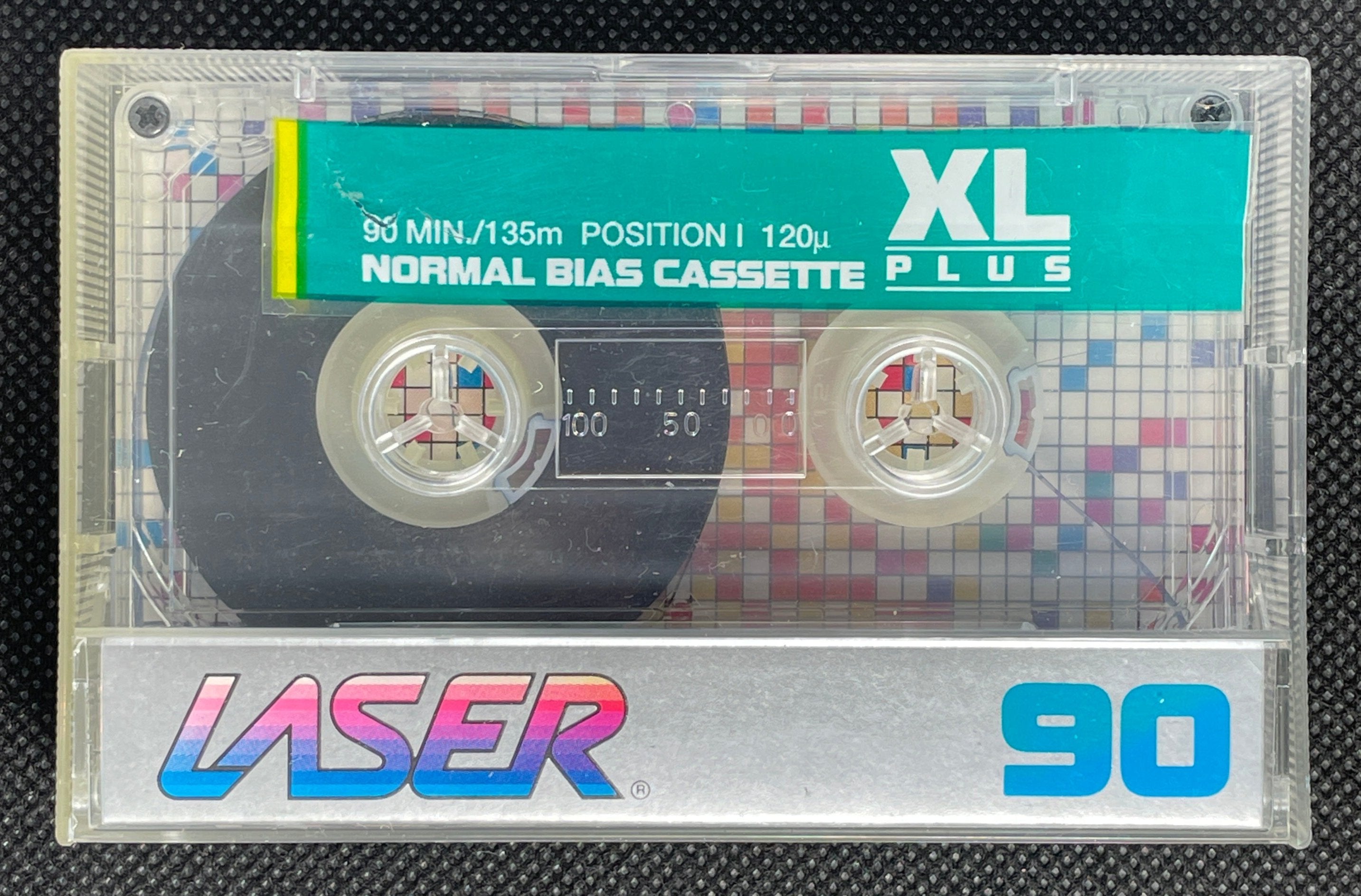Laser XL Plus - 1990 - US - Blank Cassette Tape - New Sealed