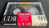 Maxell UD II 1988 C60 EU Blank Cassette Tape