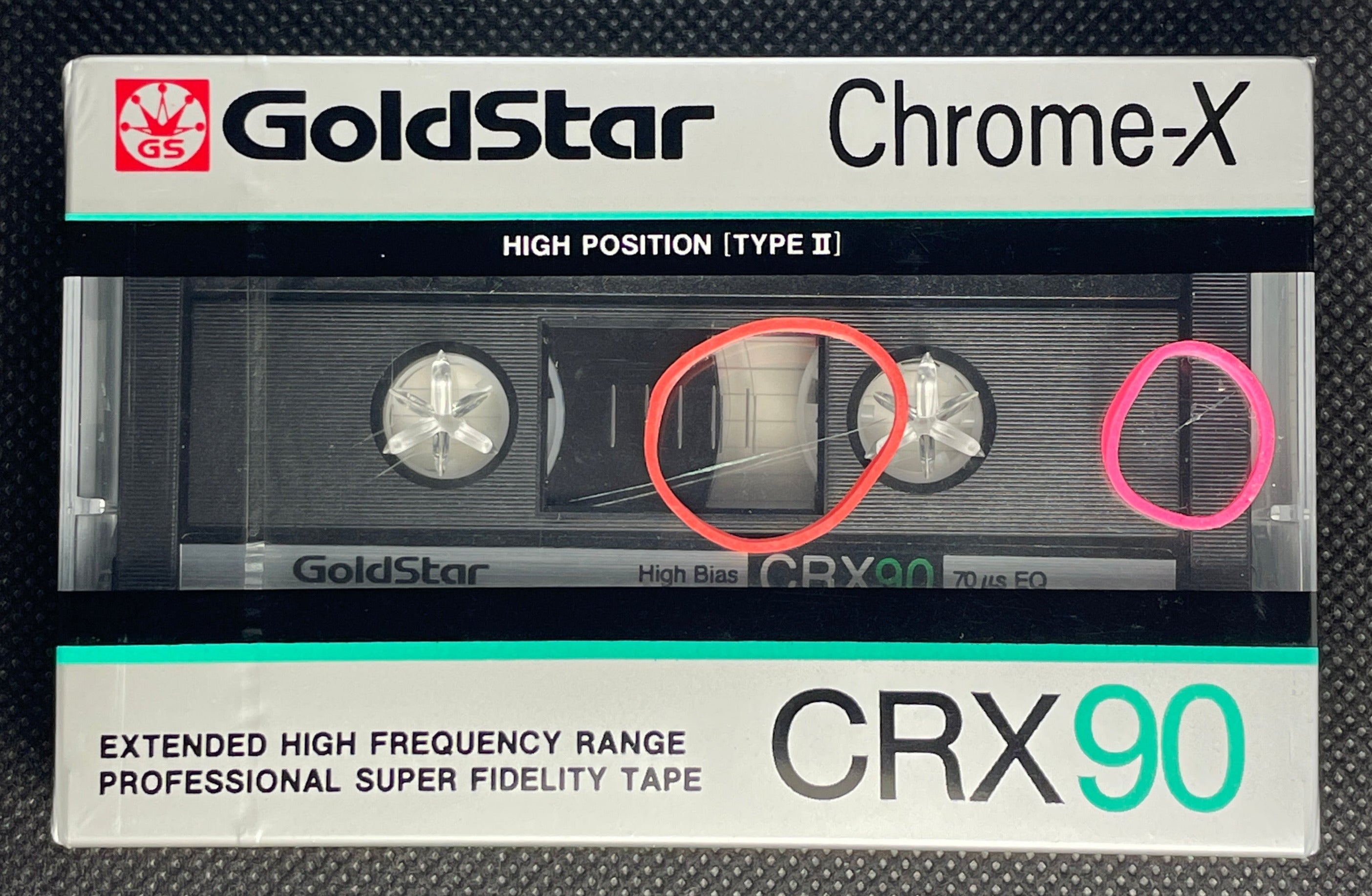 Goldstar CRX - 1986 - US - Blank Cassette Tape - New Sealed