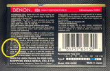 Denon HD8 1990 US Blank Cassette Tape C100
