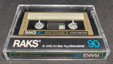 RAKS HD-II 1978 Blank Cassette Tape