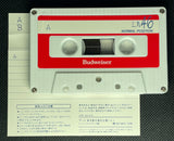 Budweiser LN 1999 Blank Cassette Tape open view