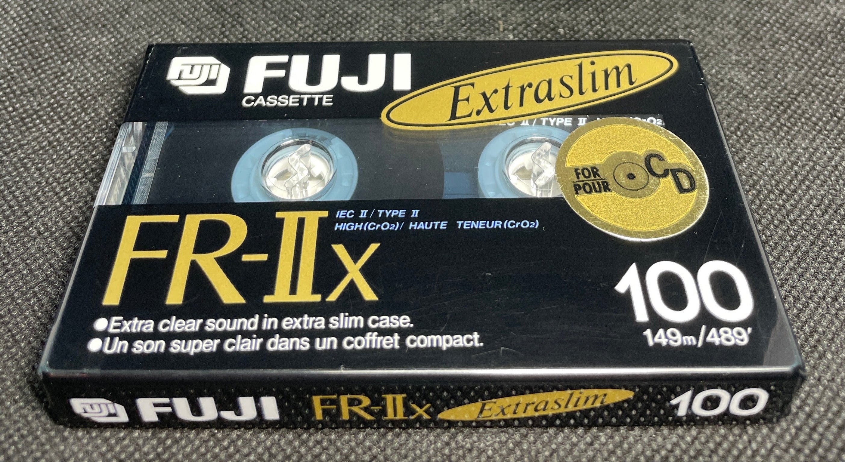 FUJI FILM K2A-54 K2A-50 カセットテープ④ Fuji FR-IIx - 1990 - US - Blank Cassette Tape - New sealed