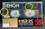 Denon HD-X 1988 JP Blank Cassette Tape C50