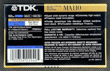 TDK MA 1990 C110 back Canada #1