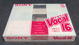 SONY Vocal 16 1983 Blank Cassette Tape