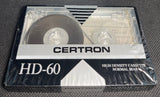 Certron HD 1992 C60 Blank Cassette Tape