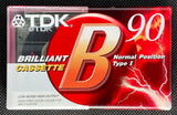 TDK B Brilliant 1992 C90 front