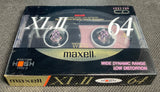 Maxell XLII 1989 C164 JP square case Blank Cassette Tape