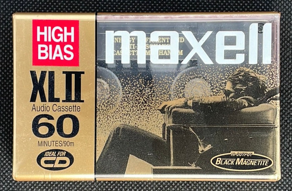 奇跡のデッドストック　新品未開封　日立ハイポジ　maxell　XLⅡ 60 カセットテープ】maxell XLII HIGH POSITION 46分 90分 ハイポジ