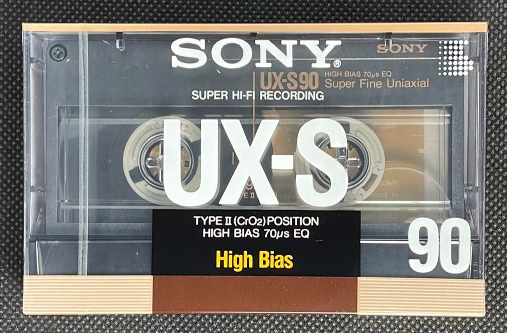 3 Stück Neue Audio Kassetten, Sony UX S90/Sony FX90/TDK SA90 (Neu und
