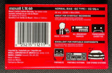 Maxell UR 2002 C60 Blank Cassette Tape Mexico